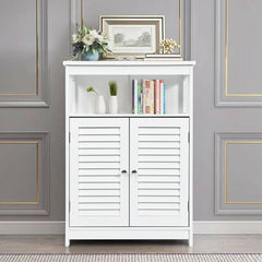 Bathroom Floor Cabinet in White