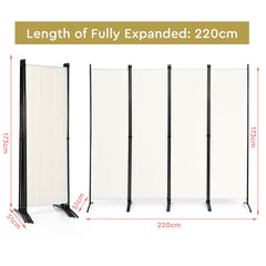 4 Panel Wall Privacy Screen Protector for Home-White