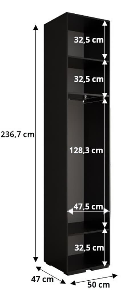 Inova Hinged Door Wardrobe product image