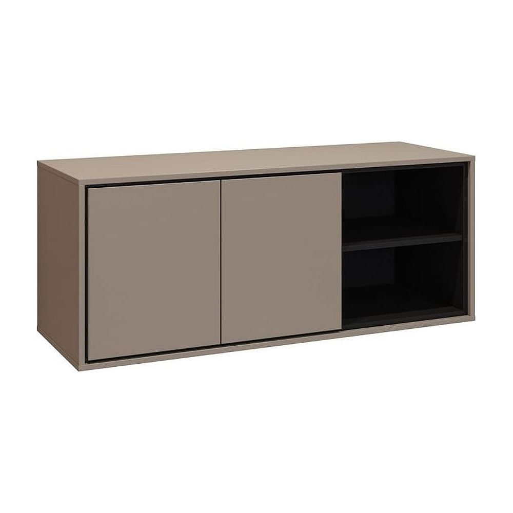 Irvine 60 Floating Vanity Unit 120cm sink cabinet with two doors and an open shelf