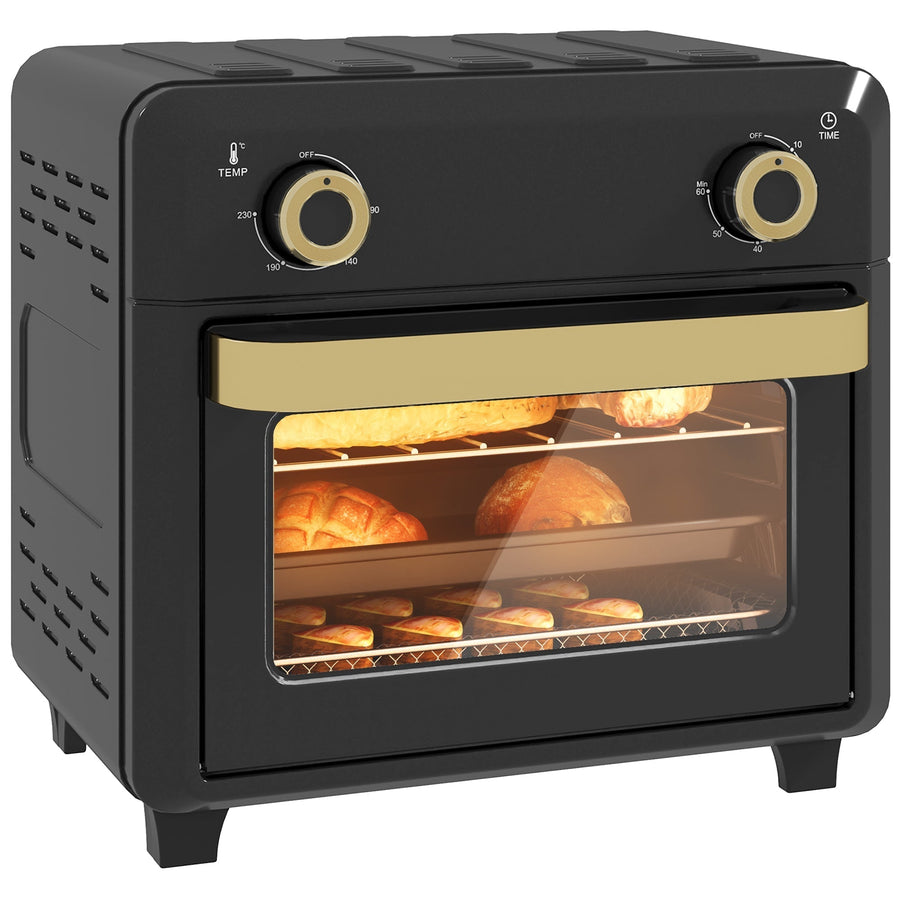 HOMCOM 10L Air Fryer Oven in Black
