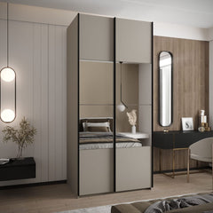 Trosa IV Sliding Door Wardrobe 100cm