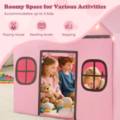 Kids Play Tent Large Playhouse Indoor Play Tent-Pink