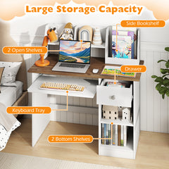 Kids Study Desk Multifunctional Student Desk-Natural