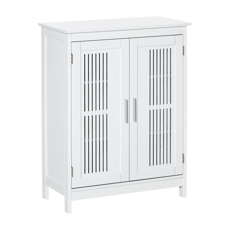kleankin Modern Bathroom Floor Cabinet - White