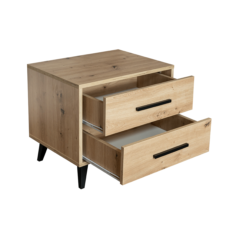 Bedside Table TELFORD Oak Artisan