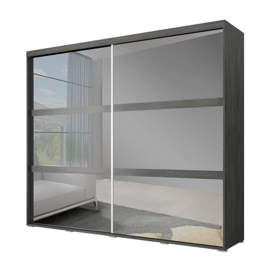 Latte Sliding Door Wardrobe 230cm