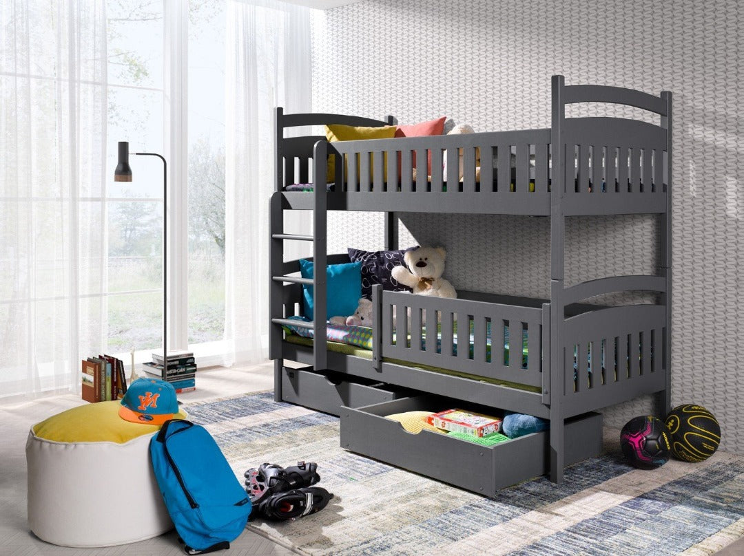Wooden Bunk Bed Ignas with Storage - product image 7