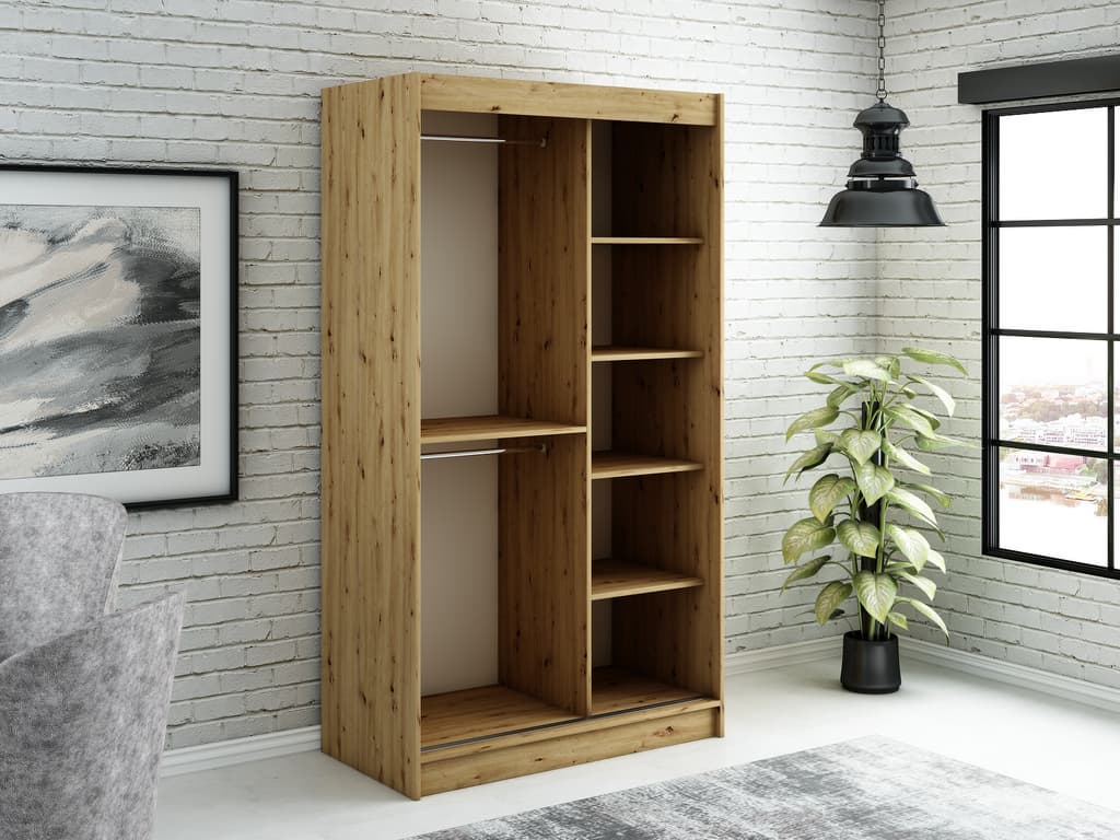 Leto T Sliding Door Wardrobe 120cm - product image 5