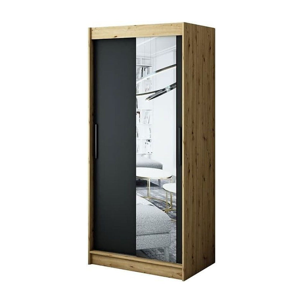 Leto T2 Sliding Door Wardrobe 100cm