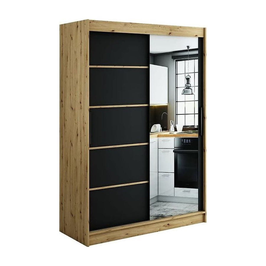 Leto V2 Sliding Door Wardrobe 150cm