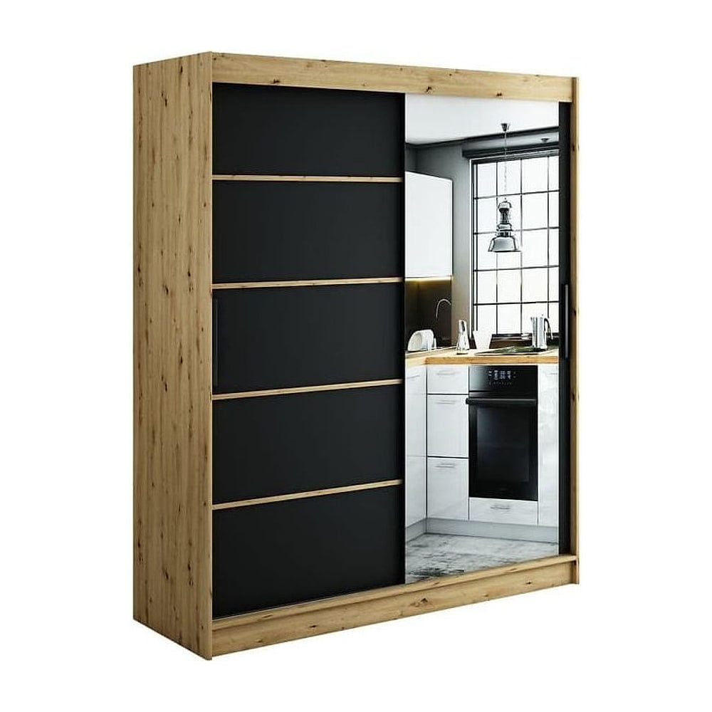 Leto V2 Sliding Door Wardrobe 180cm