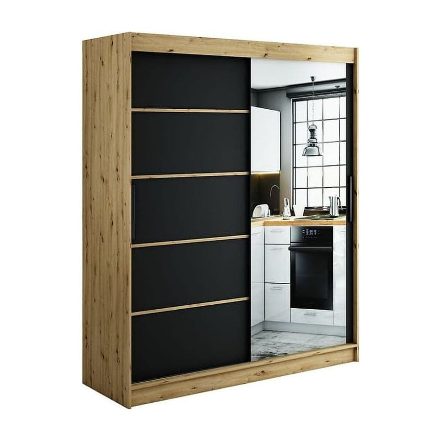 Leto V2 Sliding Door Wardrobe 180cm