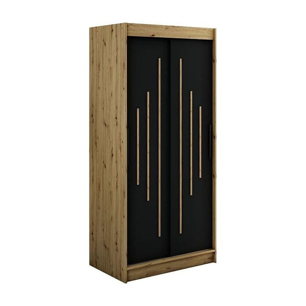 Leto Y Sliding Door Wardrobe 100cm