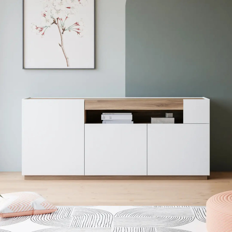 Lewisville Sideboard Cabinet 179cm in Grey