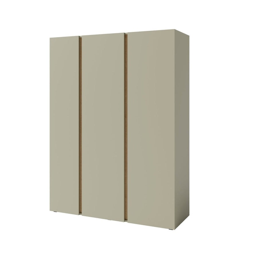 Luca LC1 Hinged Door Wardrobe 145cm in Eucalyptus