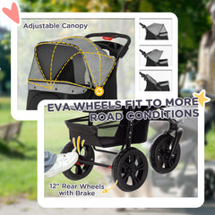 PawHut Dog Stroller Pram, image 7