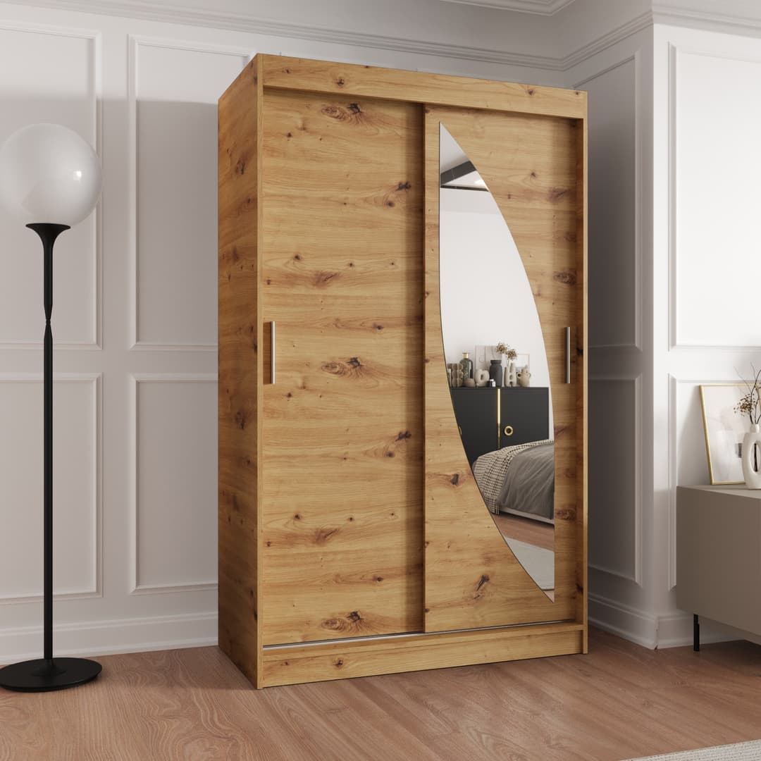 Milo Sliding Door Wardrobe 120cm