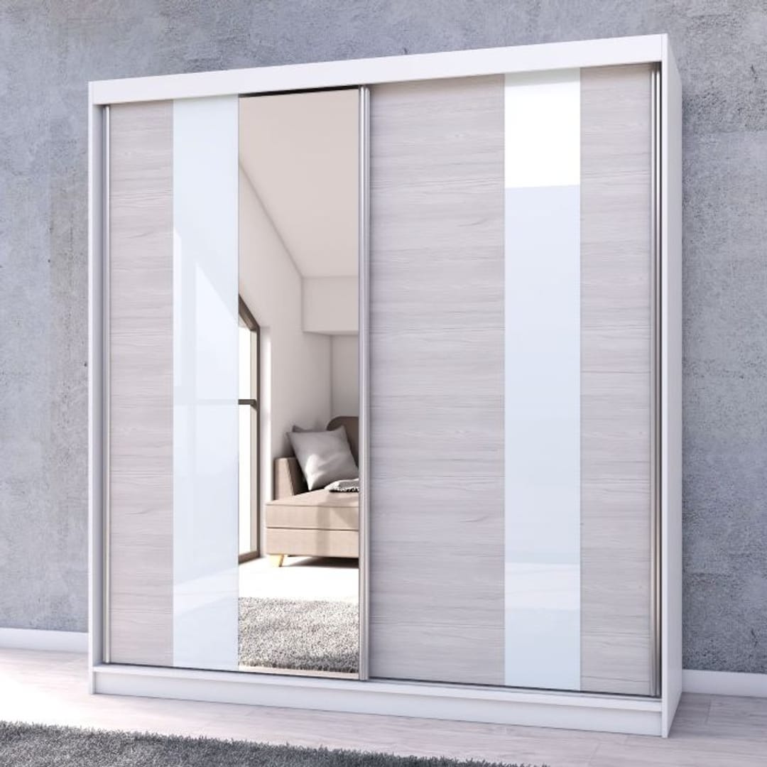 Multi 32 Sliding Door Wardrobe 203cm