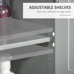 kleankin Modern Bathroom Floor Cabinet - Grey