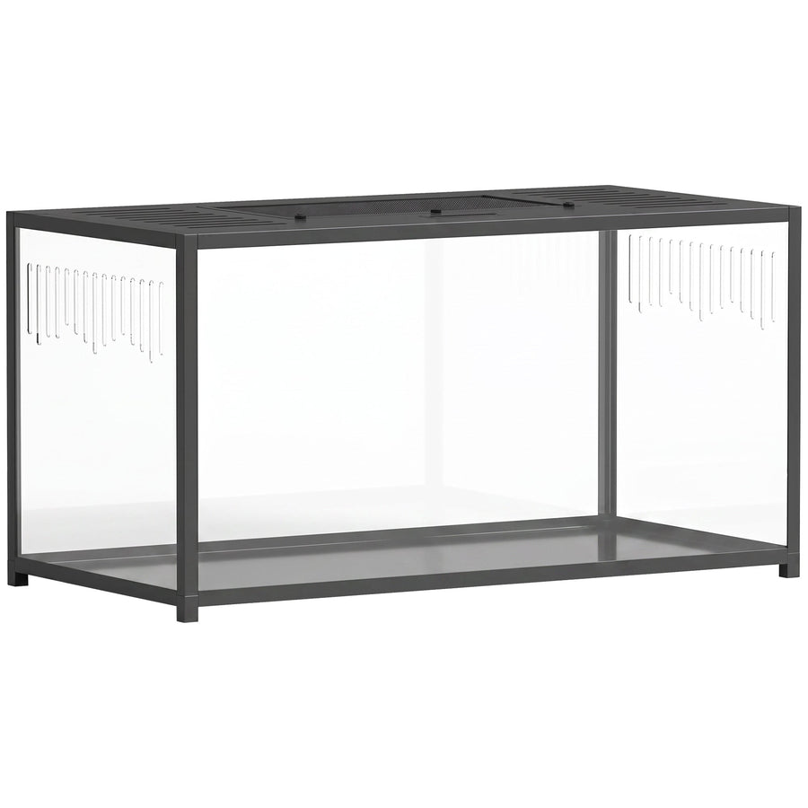 PawHut Large Hamster Cage, Chewproof Metal Rat Cage with Openable Top for Syrian Dwarf Hamster, Gerbil, 100 x 50 x 52.5 cm