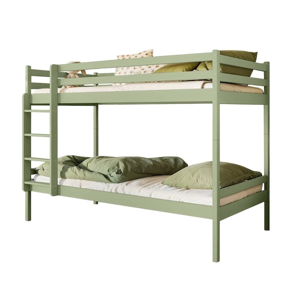 Wooden Bunk Bed Nico in Olive, image 4
