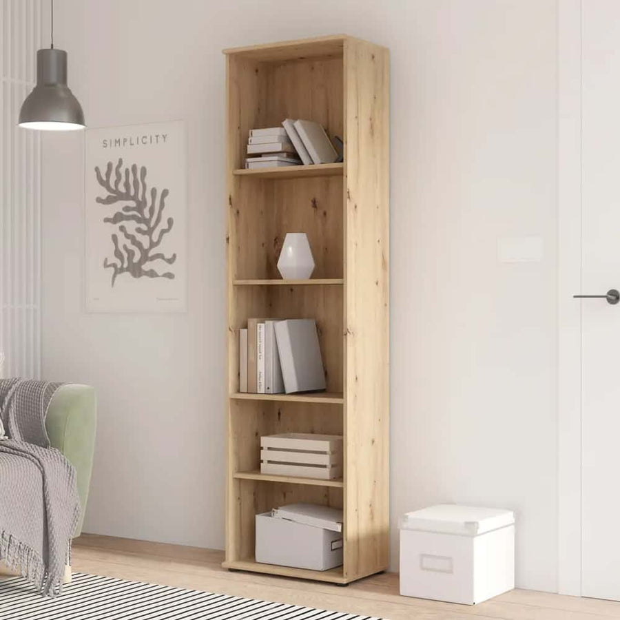 Niko Bookcase 50cm in Oak Artisan