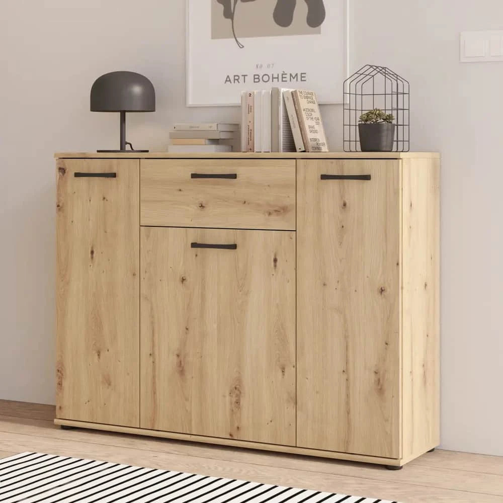 Niko Sideboard Cabinet 110cm in Oak Artisan