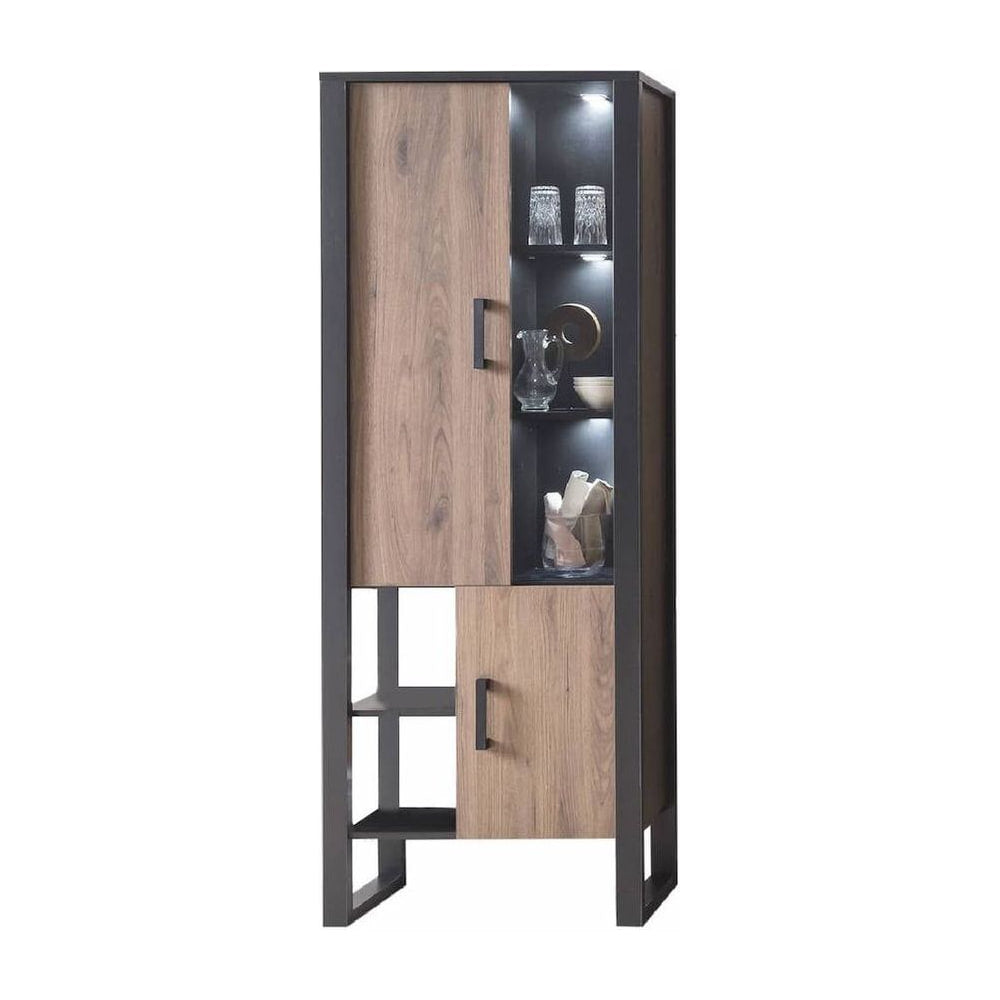 Nordi 12 Tall Display Cabinet 75cm