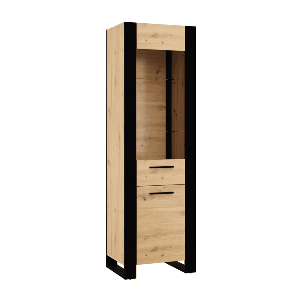 Nuka Tall Display Cabinet 58cm