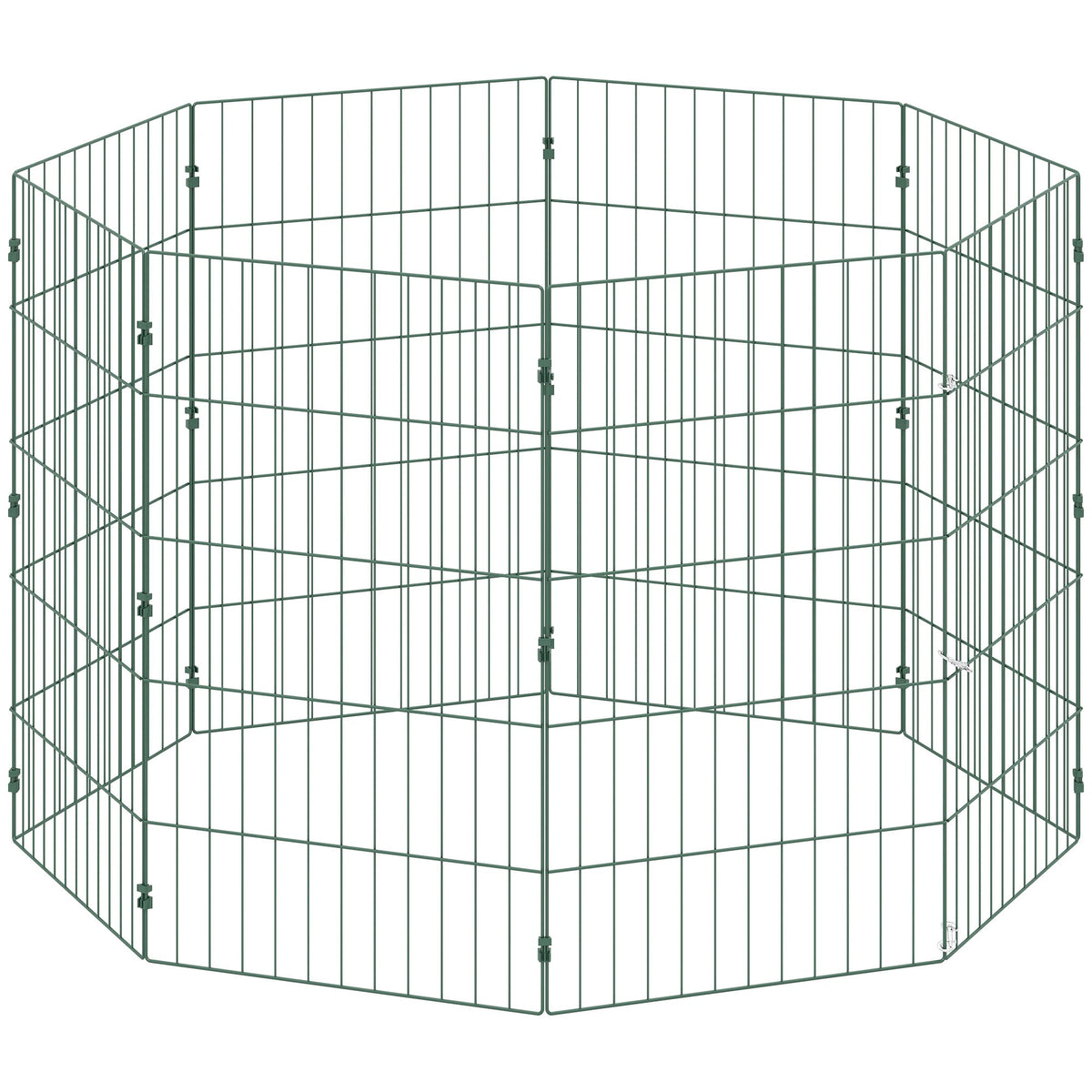 PawHut 8 Panel Pet Playpen for Medium Dogs Indoor Outdoor 80 cm Height