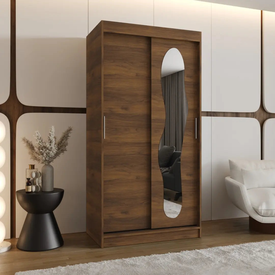 Ultra Sliding Door Wardrobe 100cm