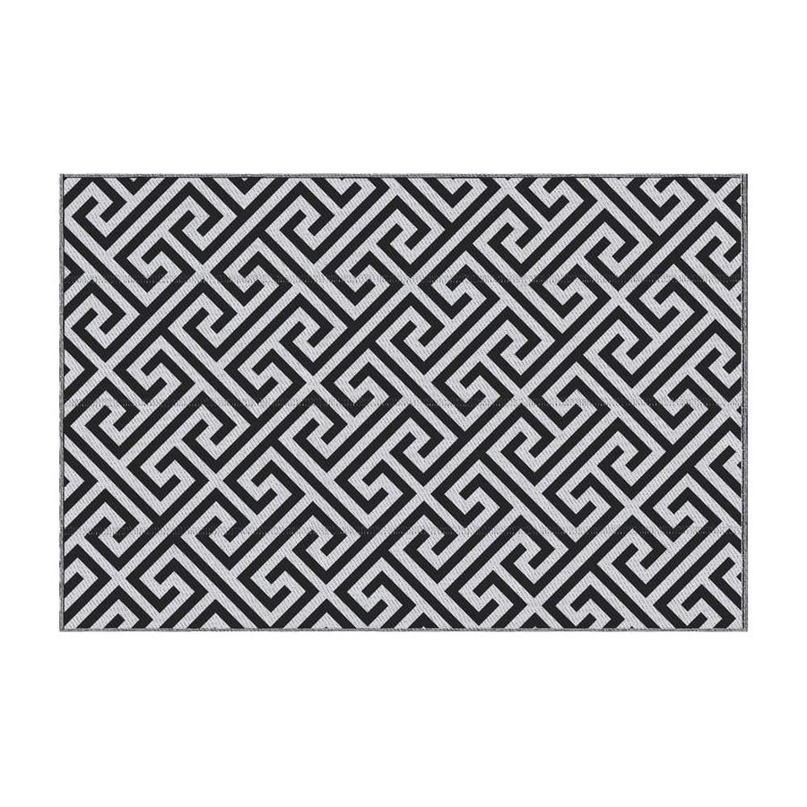 Outsunny 152 x 243 cm(5x 8ft) Outdoor Rug Reversible Mat Plastic Straw Rug Portable RV Camping Mat for Garden Deck Picnic