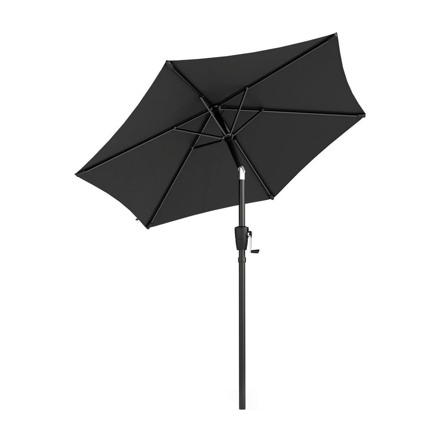 Outsunny 2m Garden Parasol Umbrella, Outdoor Table Parasol Umbrella with Crank Handle, Tilt Function, UV30+ Protection