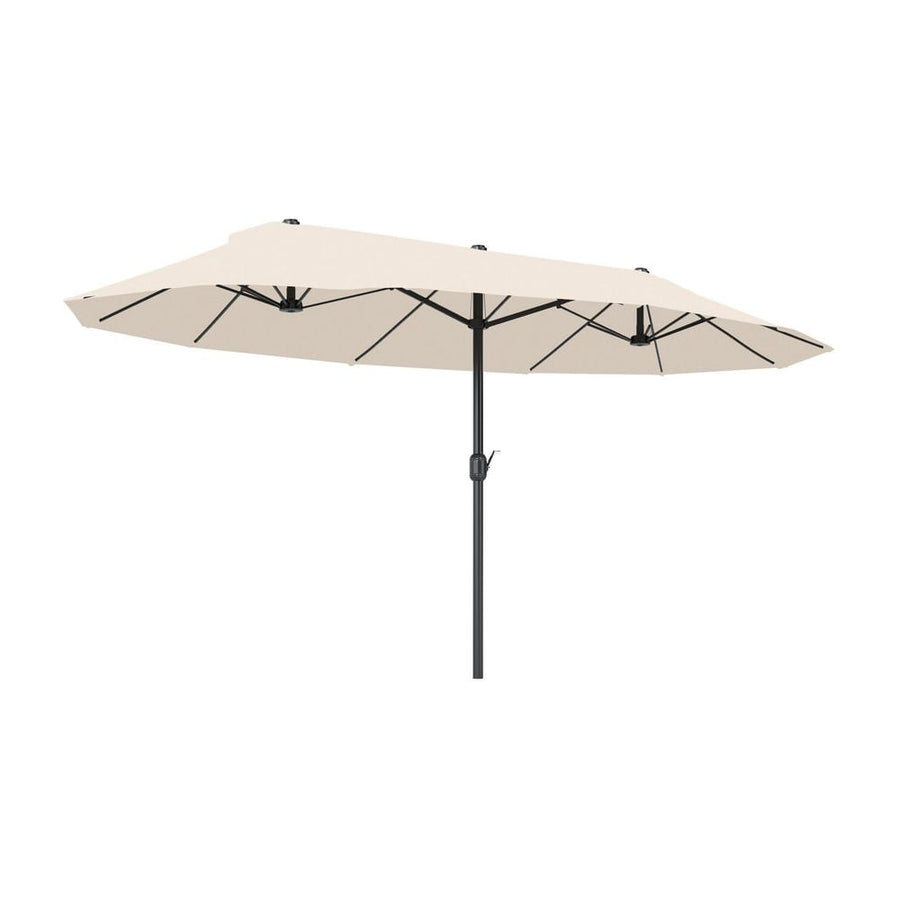 Outsunny 4.6m Double Garden Parasol - Beige