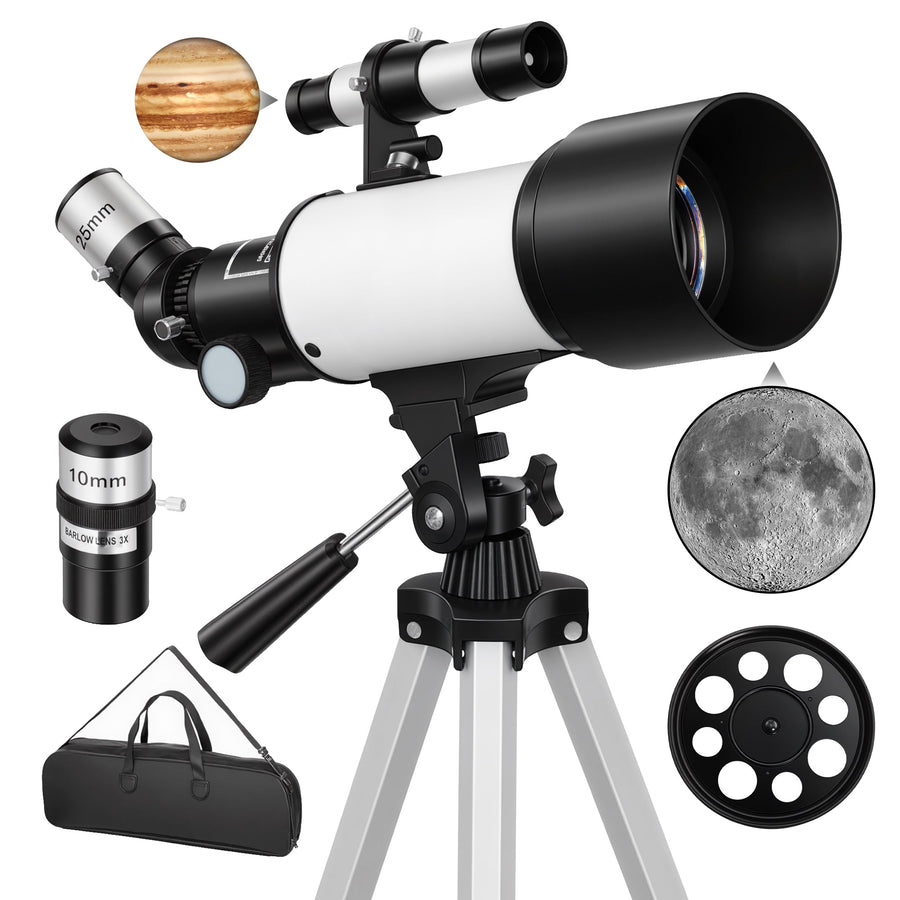 Outsunny Astronomy Telescope in White