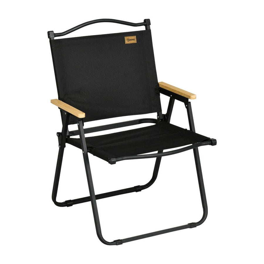 Outsunny Camping Chair for Adults, Lightweight Folding Chair, Portable Chair for Camping, Fishing, Beach and Outdoor Travel