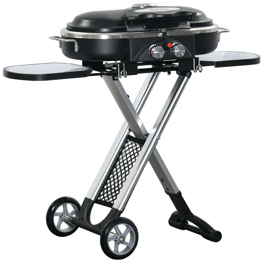 Outsunny Foldable Gas BBQ