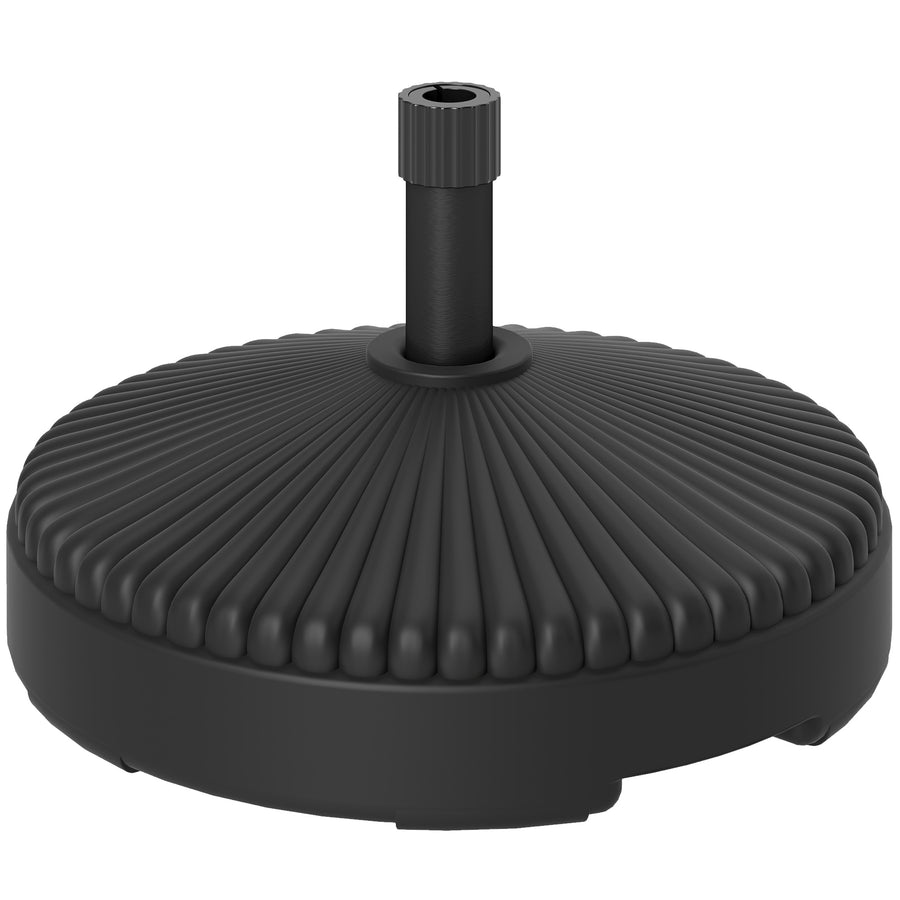Outsunny Garden Parasol Base Holder in Black