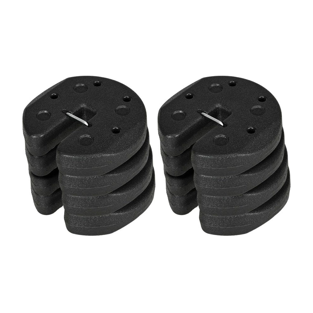 Outsunny Gazebo Weights Set of 8, 24KG Weights for Gazebo Legs with Reinforce Pins and Carry Belt, for Gazebos Shelters