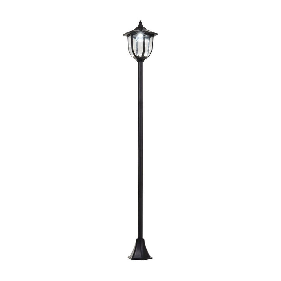 Outsunny Outdoor Garden Solar Post Lamp Sensor Light LED Lantern Bollard Pathway Torch Light 1.77m Tall