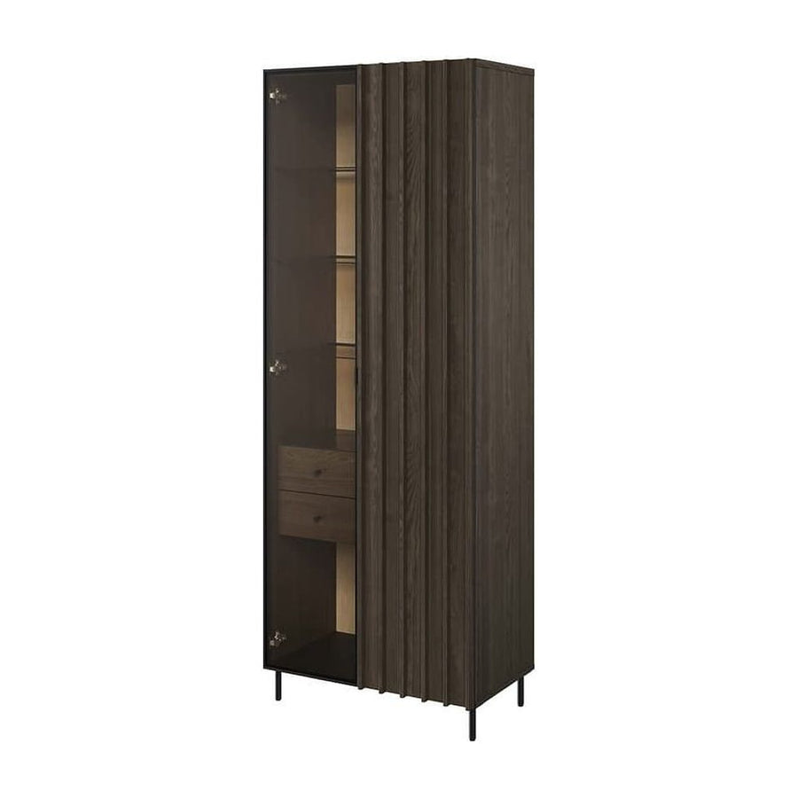 Piemonte PE-02 Tall Display Cabinet 73cm