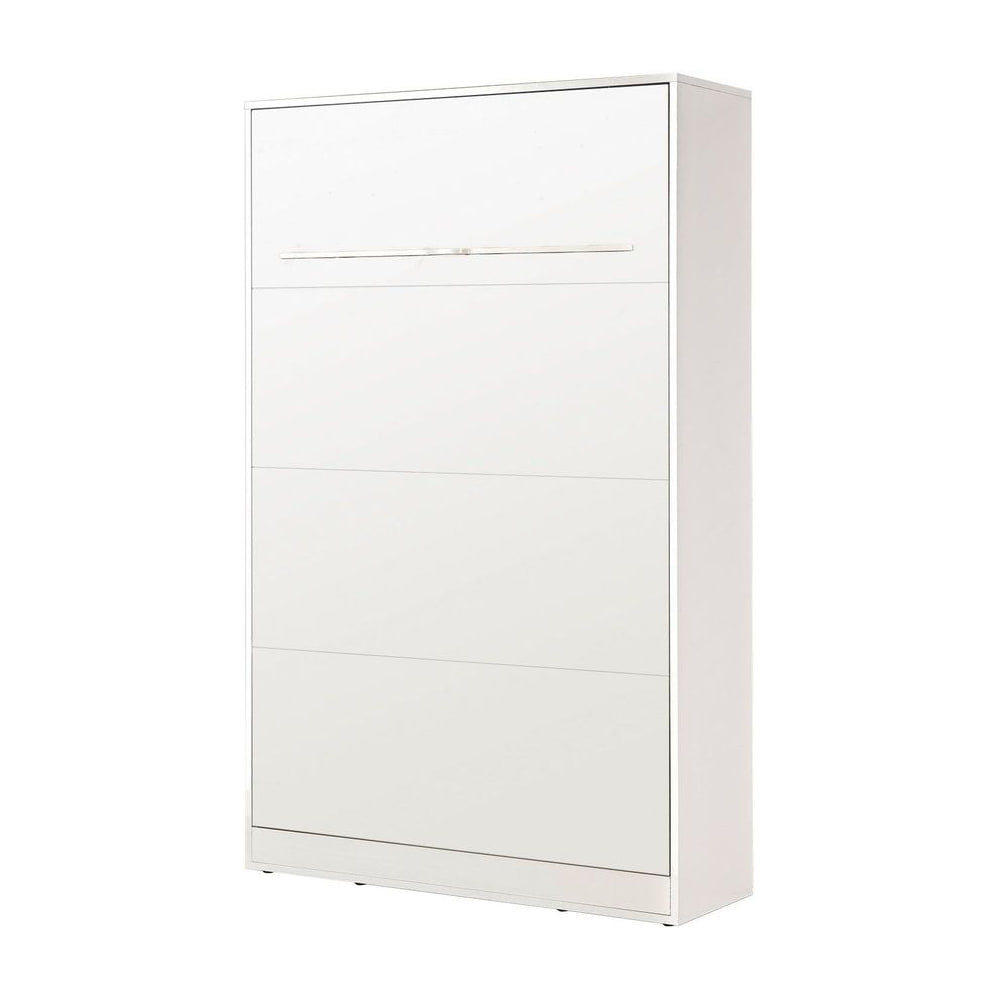 SPACEO Vertical Wall Bed 120x200 White / White Handles