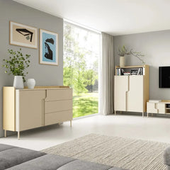 Positano PO1 Hinged Door Wardrobe 103cm, image 3