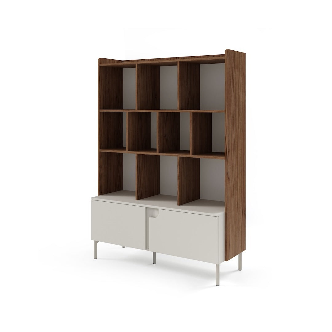 Positano PO5 Bookcase 113cm in Cashmere, image 8