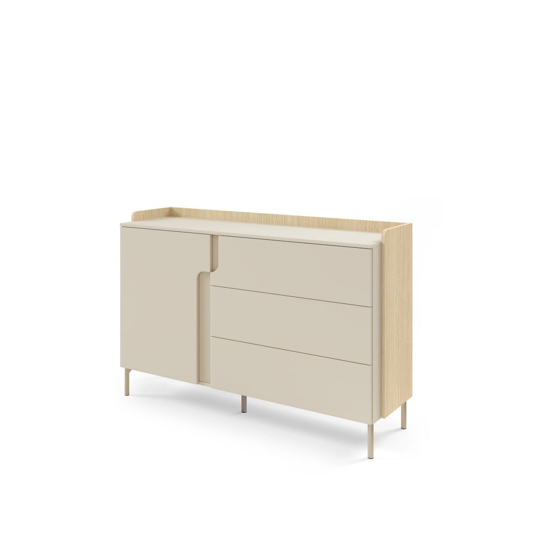Positano PO7 Chest Of Drawers 143cm in Beige, image 2