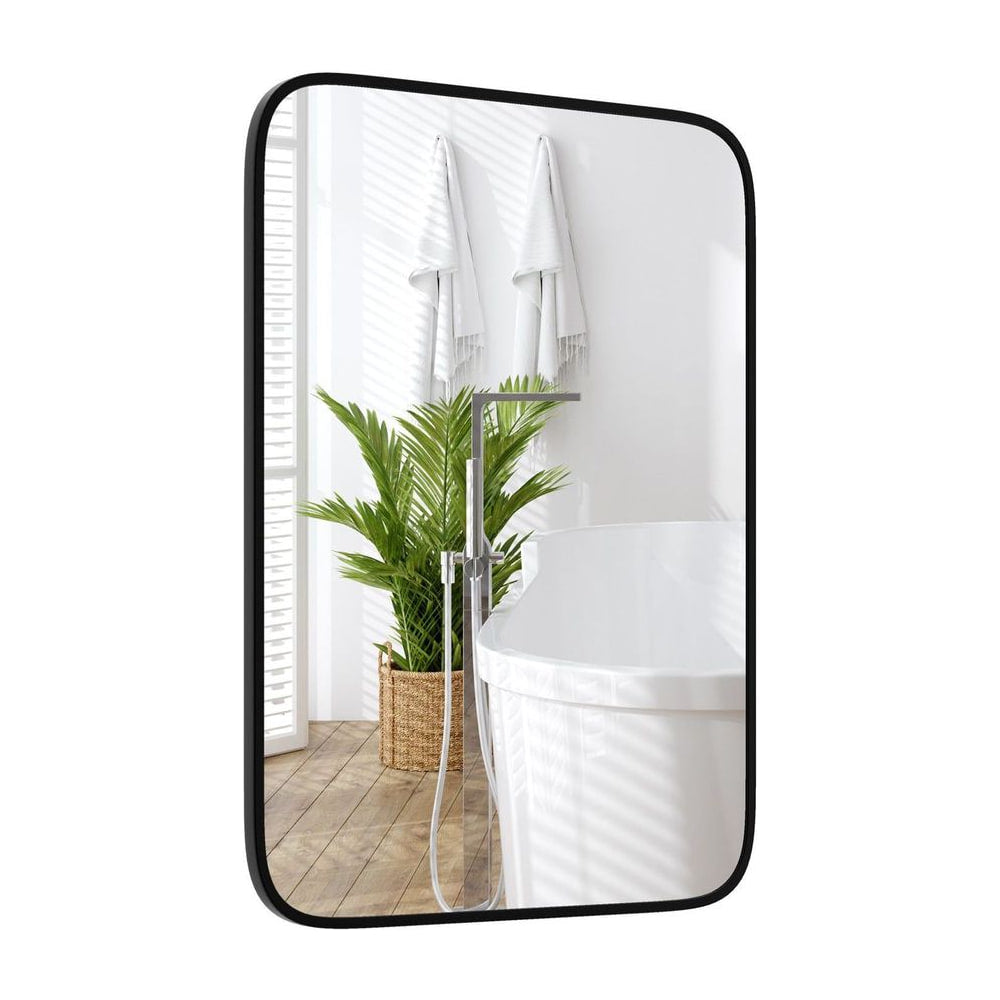 Rectangle Bathroom Mirror with Shatter-Proof Film and Expansion Screws