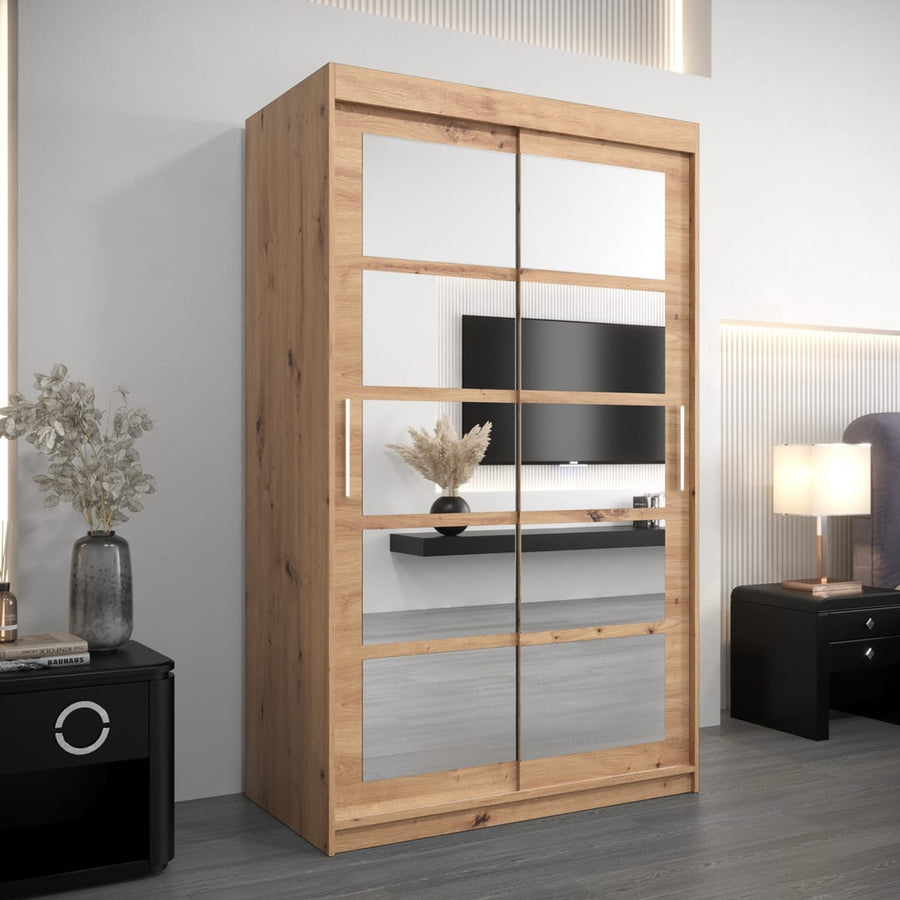 Roma II Sliding Door Wardrobe 120cm