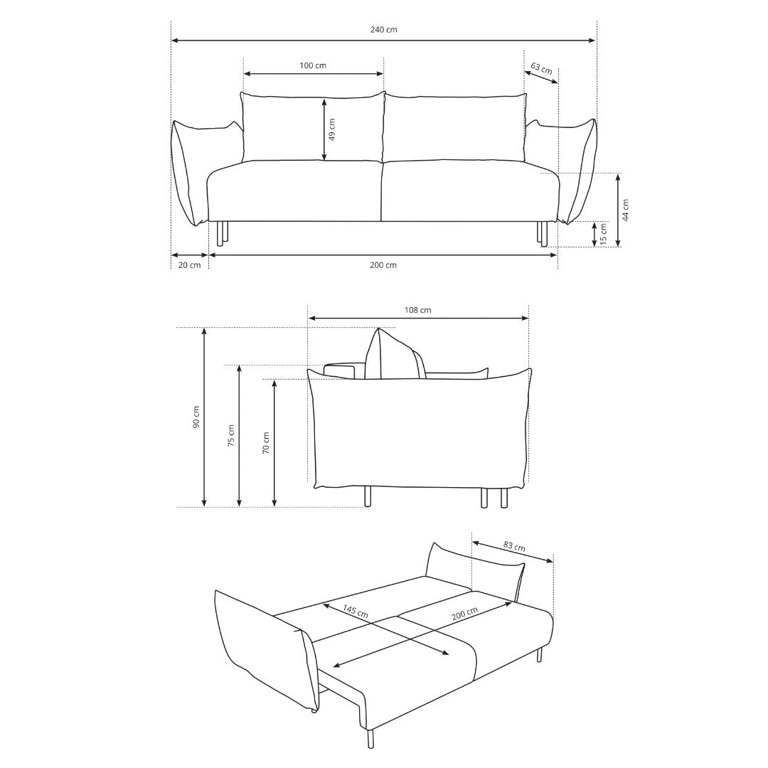 Sofa Bed Adel, image 19