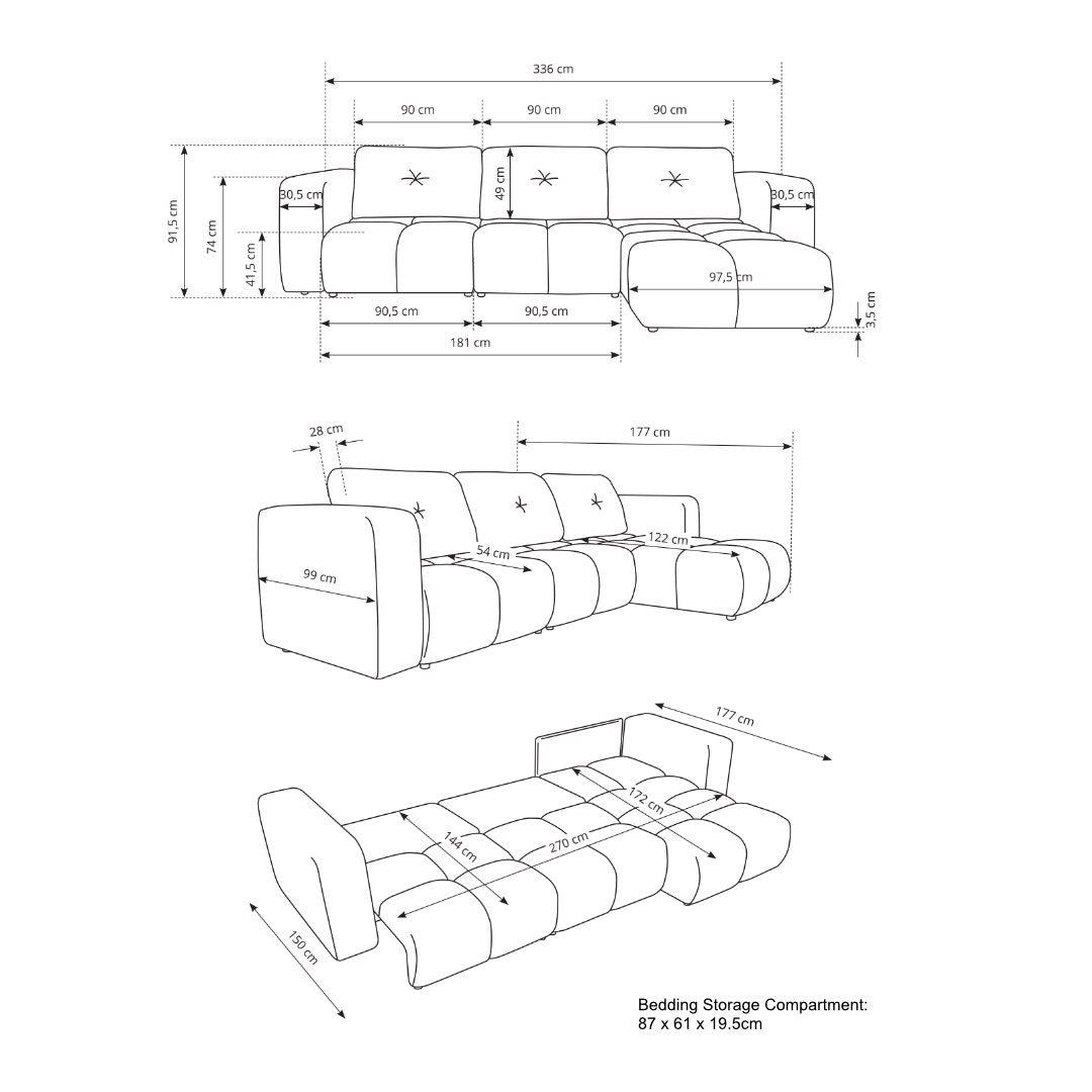 Corner Sofa Bed Modi III, image 28